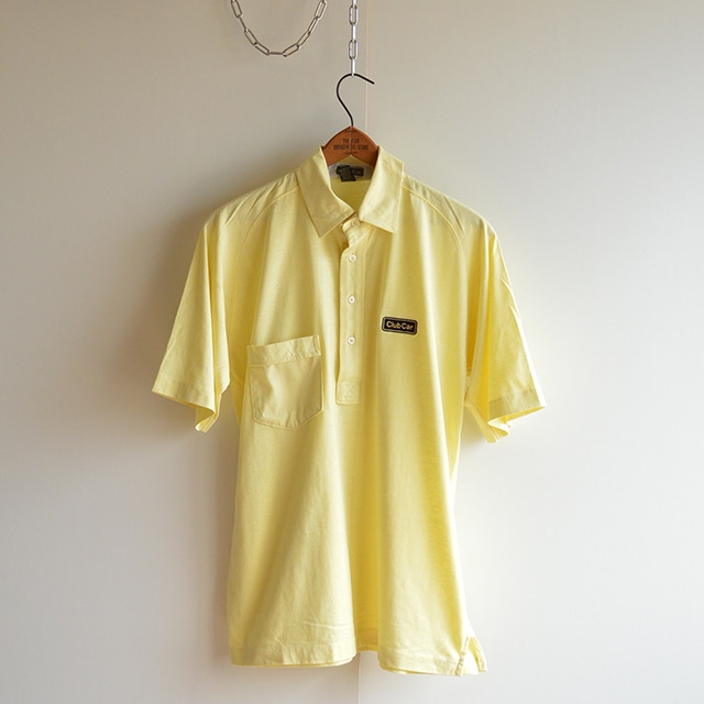 80s プルオーバーシャツ 黄色 USA製