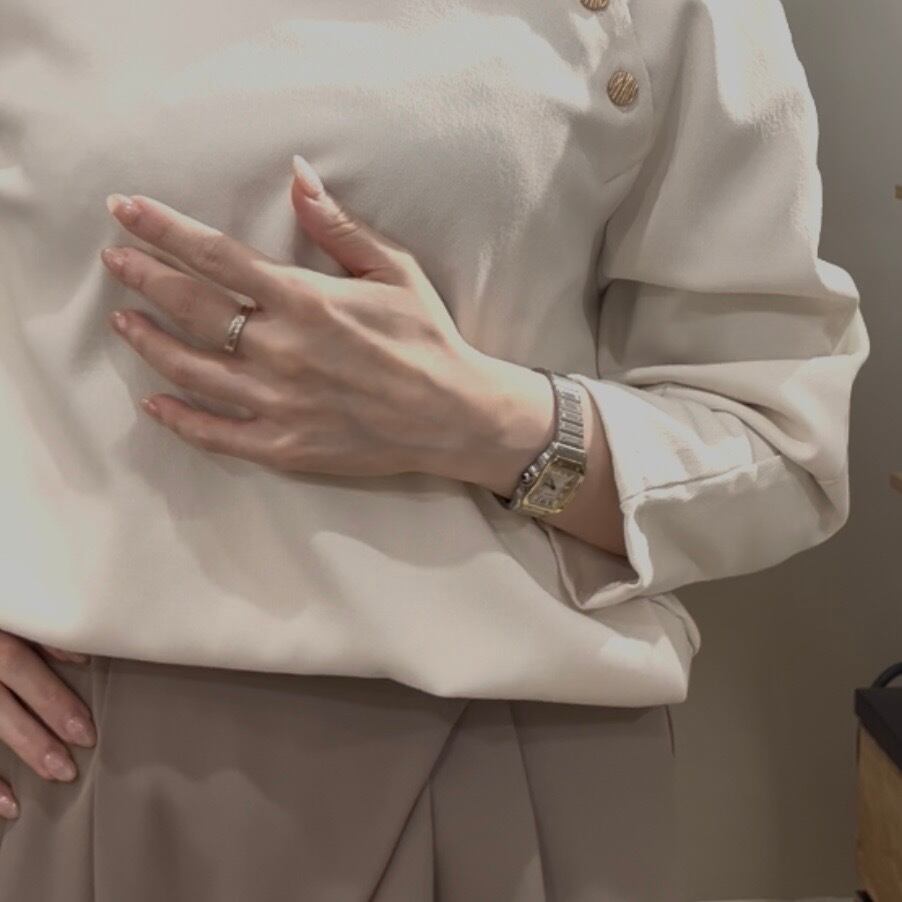 TIFFANY&CO】 【14.5号 】2411 細T&CO ナローシルバー925ヴィンテージ