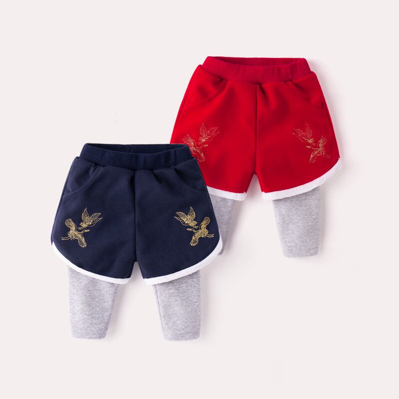 ベビー唐スーツプラスベルベットのズボン冬の赤ちゃんの男性の中国の年のズボン Duduベイビー87769112998