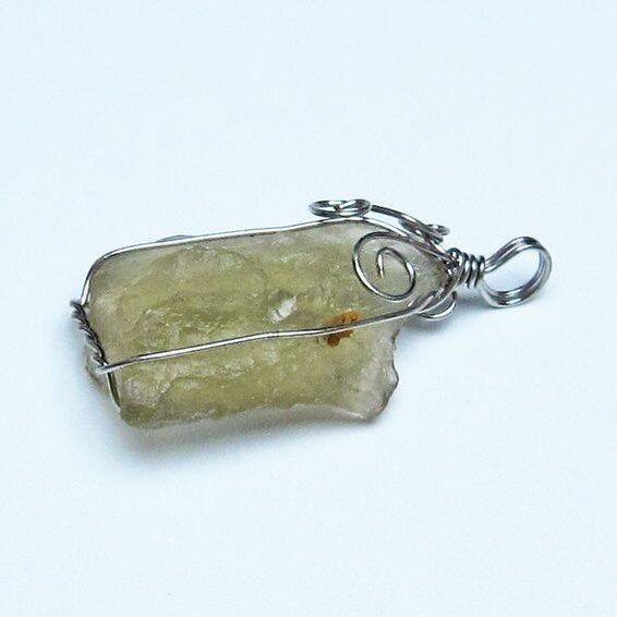 リビアングラス ペンダント 一点物 メール便可 112-13869