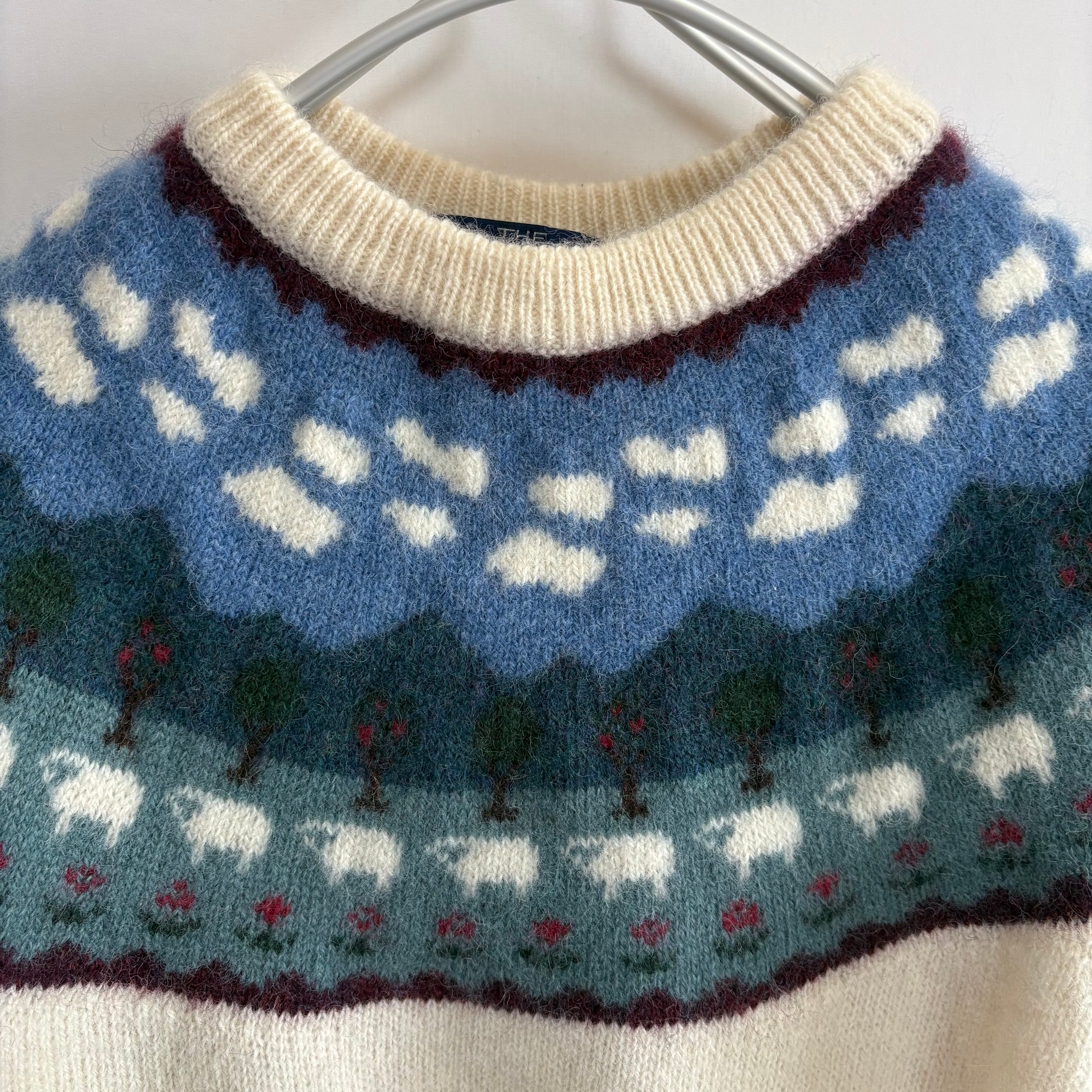 Woolrich Knit Sweater／古着 ウールリッチ セーター 羊 | GARDEN