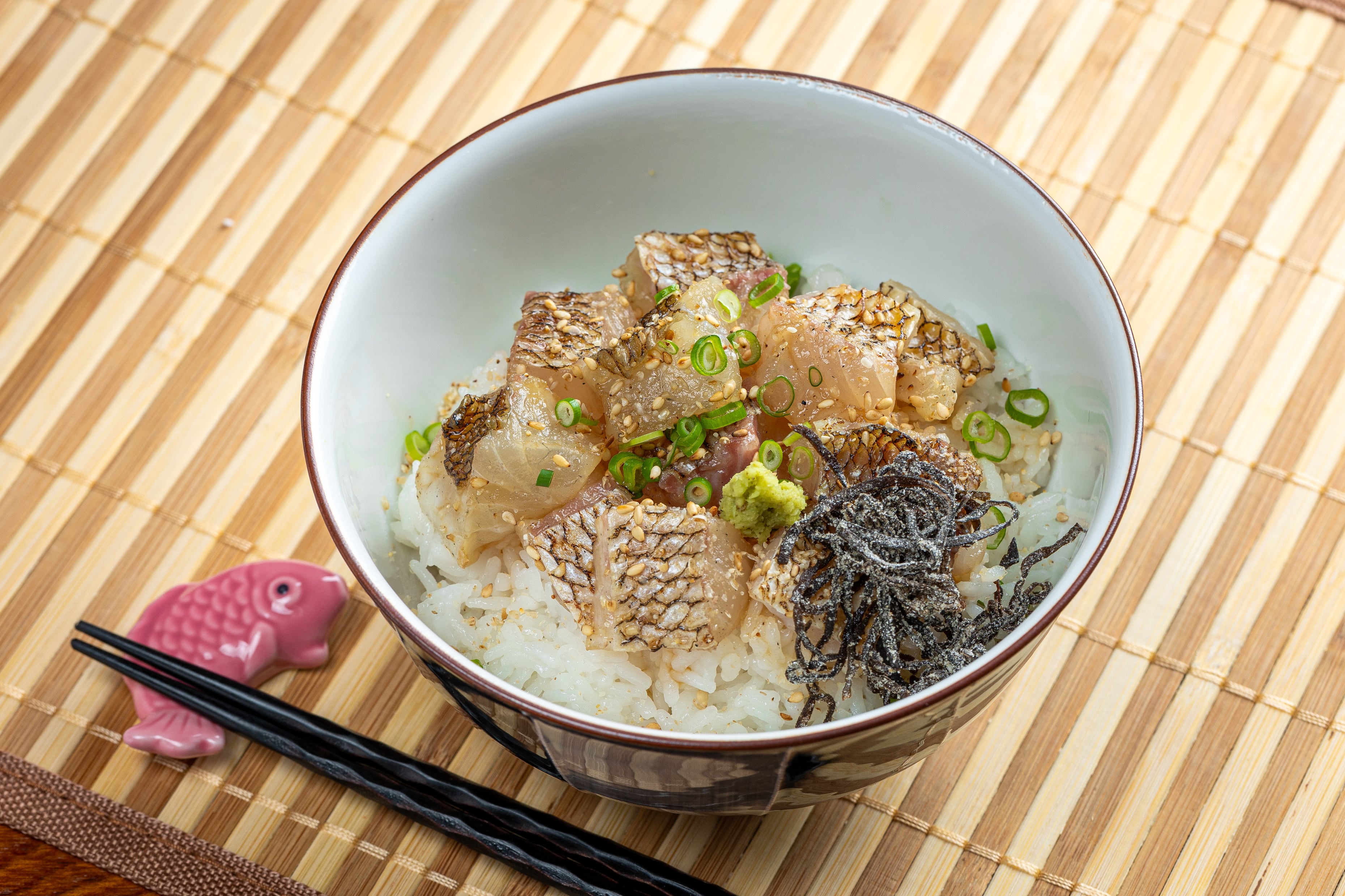 敦賀真鯛の漬け丼、茶漬けセット | MARINE FARM NAKAMURA
