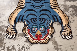 Tibetan Tiger Rug 《Lサイズ•シルク132》チベタンタイガーラグ