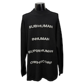 【RICK OWENS】リック・オウエンス "STROBE OWENSCORP" 22AW カシミヤ混ニットセーター
