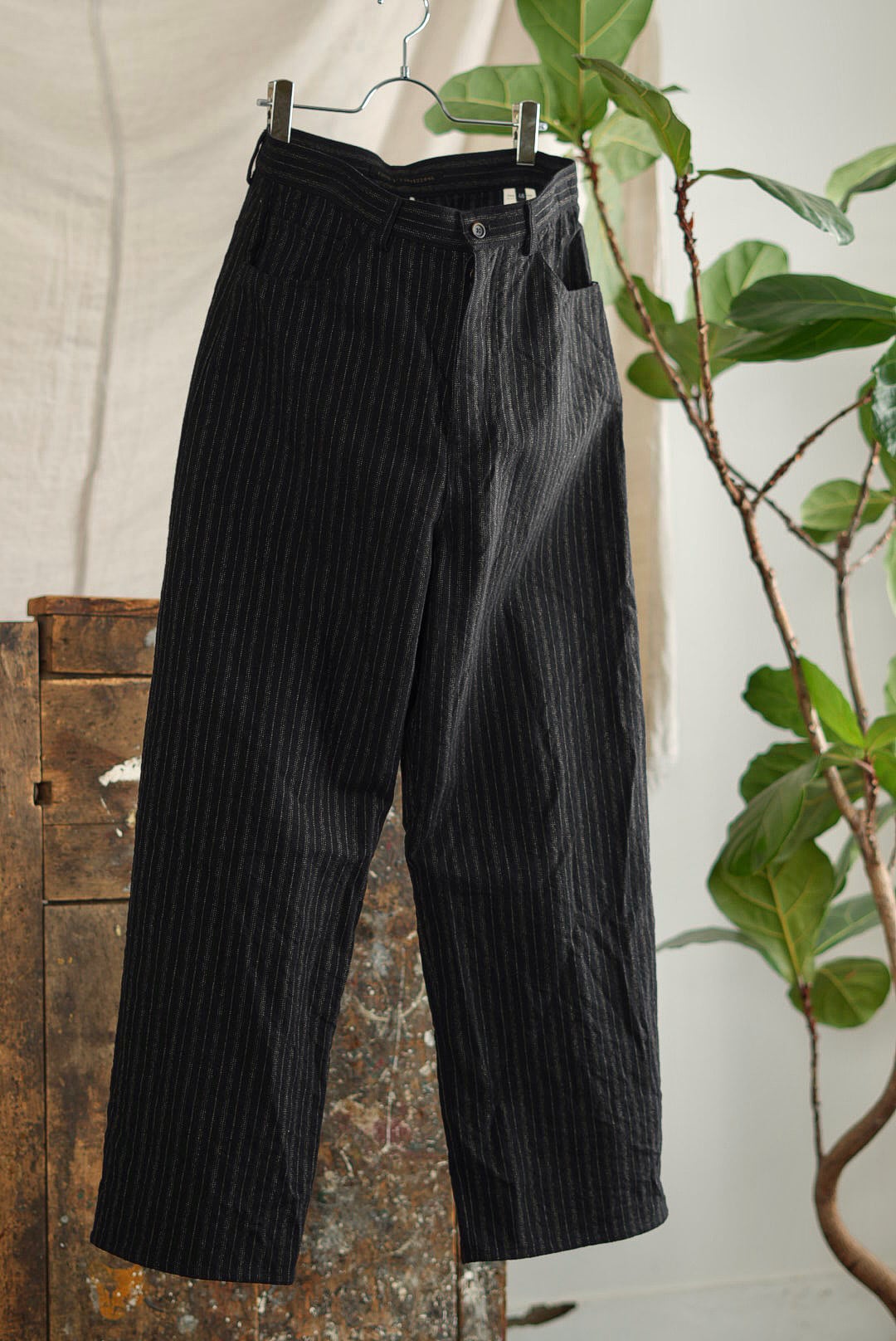FORME D'EXPRESSION - BARREL 5 PKT PANTS / BLACK