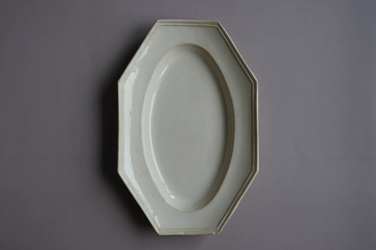 Early 19th C. Octagonal Oval Platter C