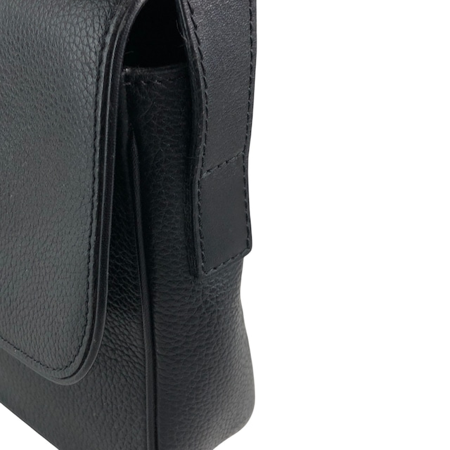 CELINE セリーヌ ショルダーバッグ ブラック マンテル レザー vintage ヴィンテージ オールド 6i3ni8