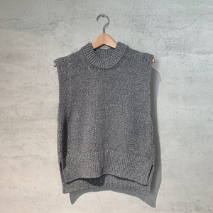 【ATON】SILK WASHI LILYYARN CREWNECK VEST/KRAGCM0113