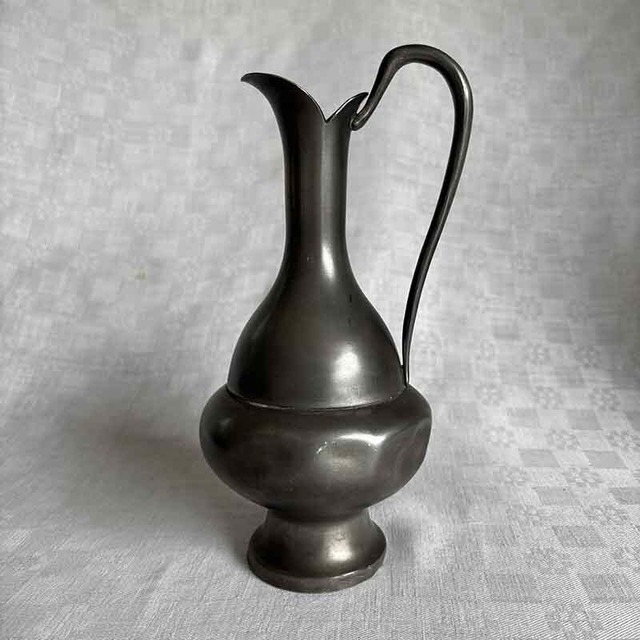 ピシェ　ジャグ　すずの水差し 花瓶　一輪挿し　ピューター　エタン　フランス製