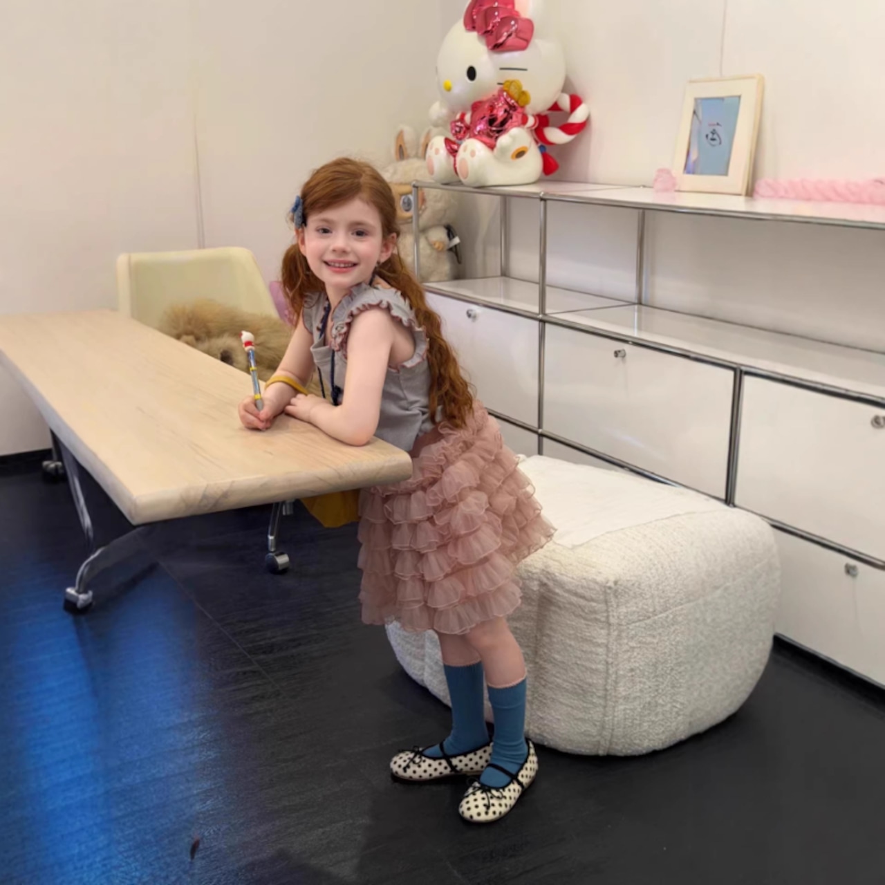 夏カタツムリ柄ベスト