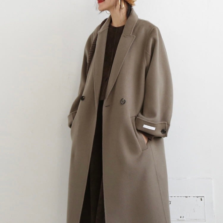 ベーシックダブルボタンコート 231048