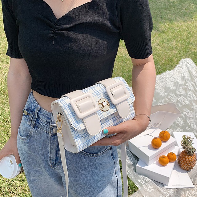 新しい小さなバッグ女性バッグ2020新しいタイドネットレッドワイルドメッセンジャーバッグinsスーパーファイヤーファッションショルダースモールスクエアバッグ Tiancai_Wing_Bag3758958