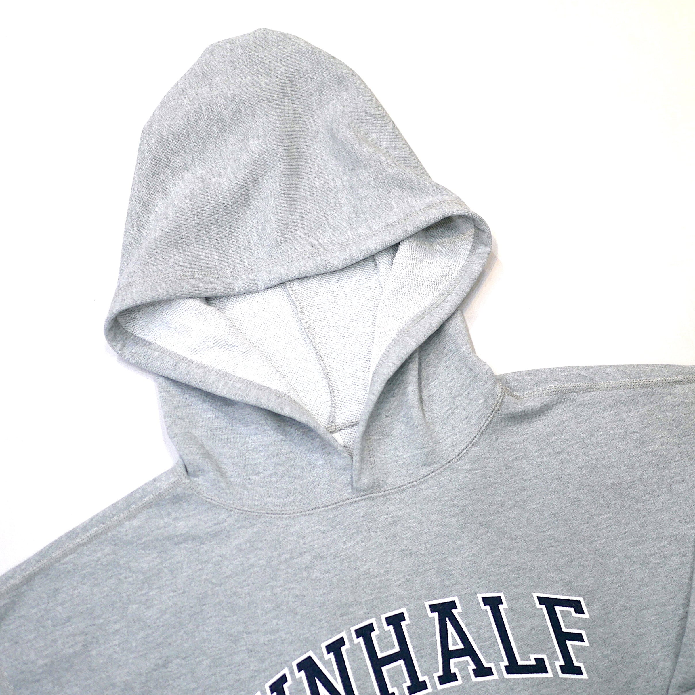 【30% OFF】UNHALF DRAWING / LONG SLEEVE HOODIE（COLLEGE LOGO）