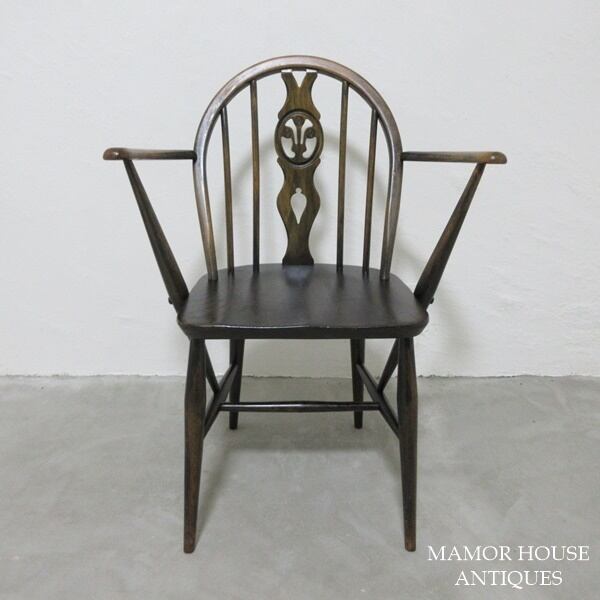 イギリス アンティーク 家具 アーコール Ercol シスルバック アーム 