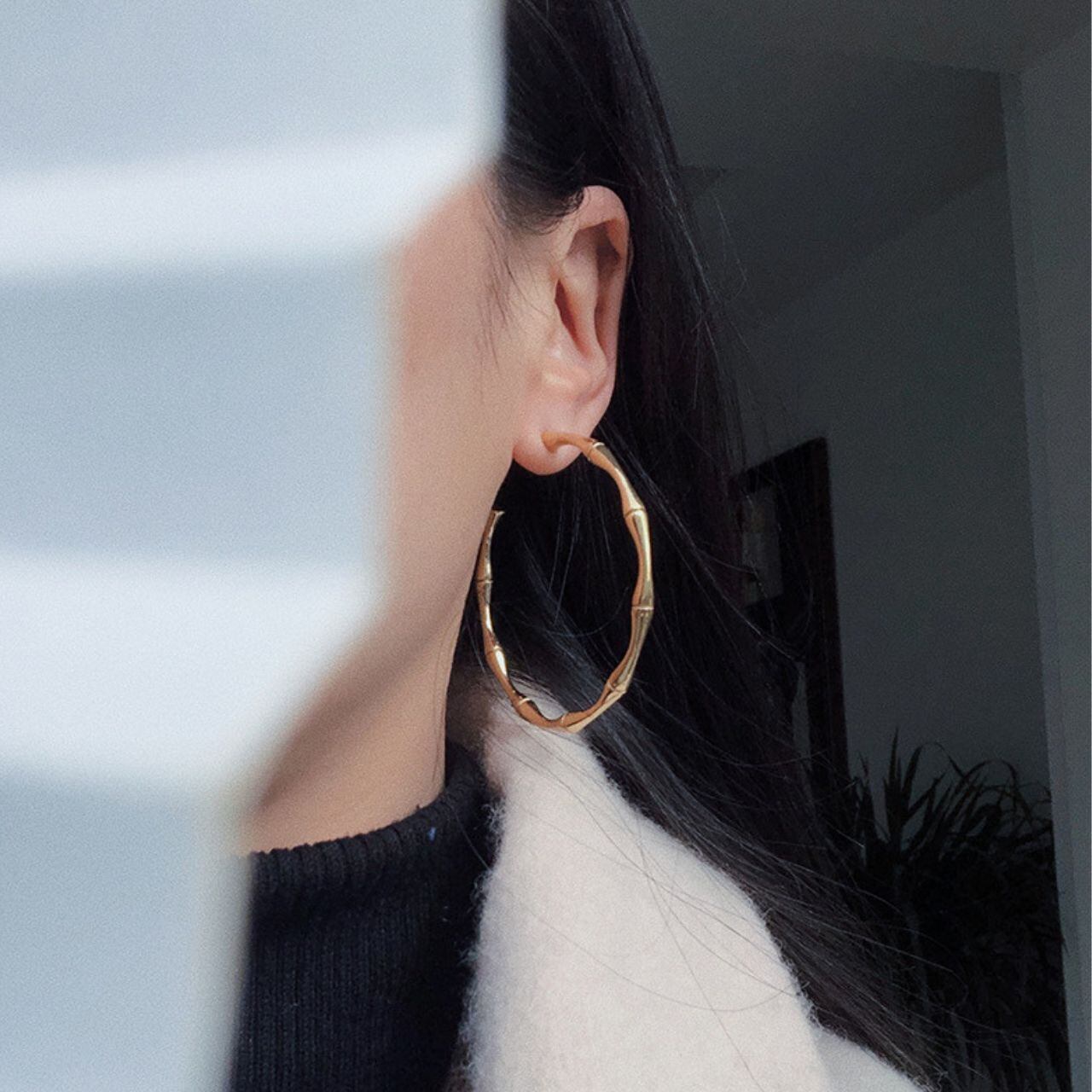 バンブーフープピアス ACC1554