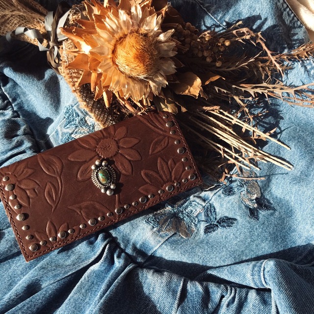 Kings Manassa Turquoise Long wallet