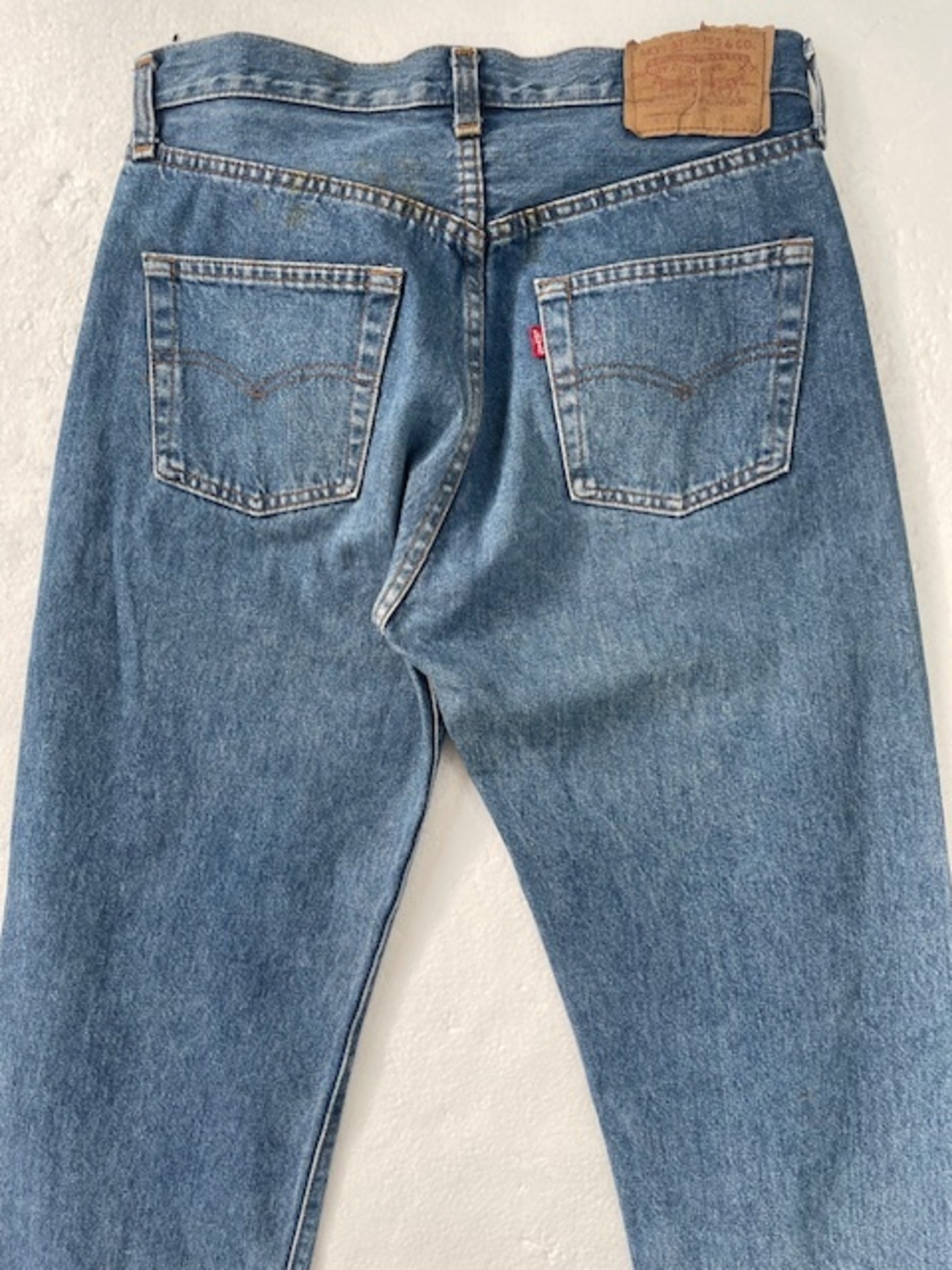 M-107  リーバイス Levis501古着 1980年代赤耳 米国製刻524　W 79cm  股下 73cm　