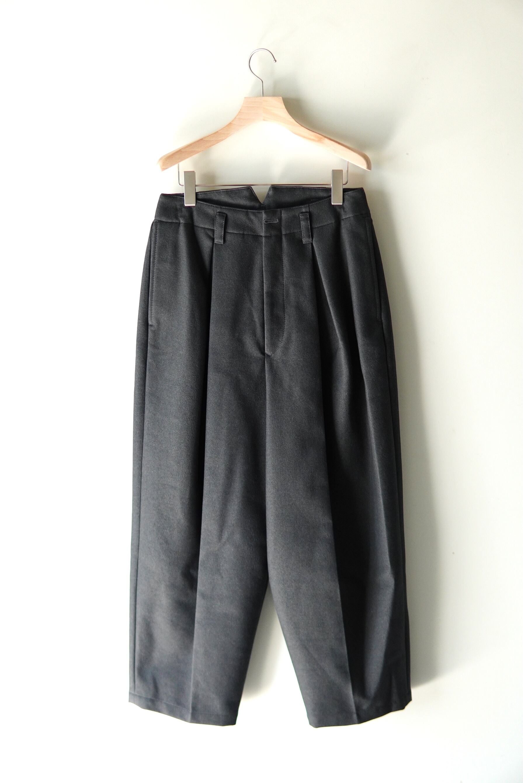 i'm here : / COTTON LEATHER PANTS