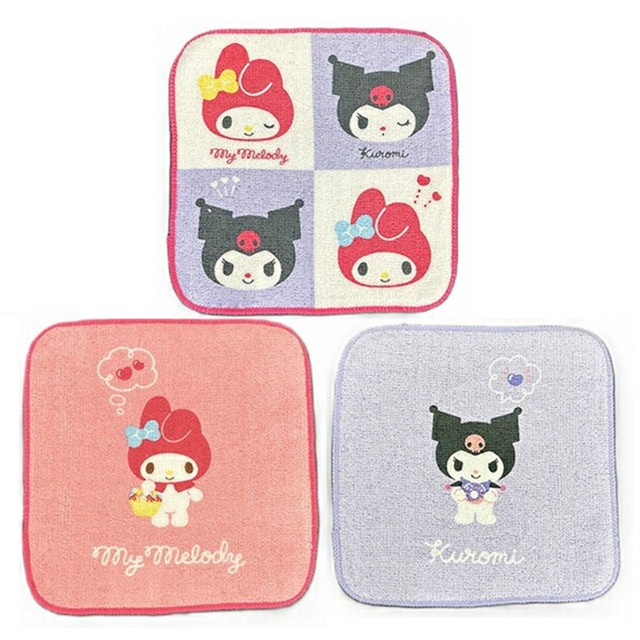 サンリオシンプルタイムマイメロ&クロミプチタオル3P(5603950)