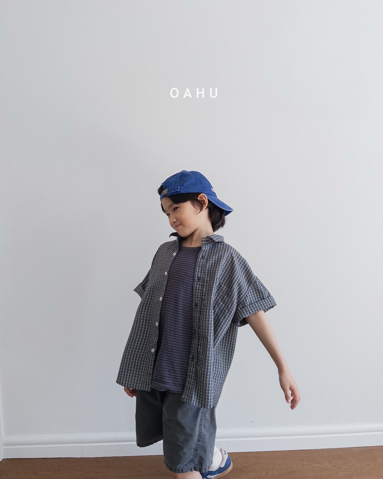 [OAHU] Sheer check shirt (JS/JM/JL/JXL) / [오아후] 시어체크셔츠 (JS/JM/JL/JXL)
