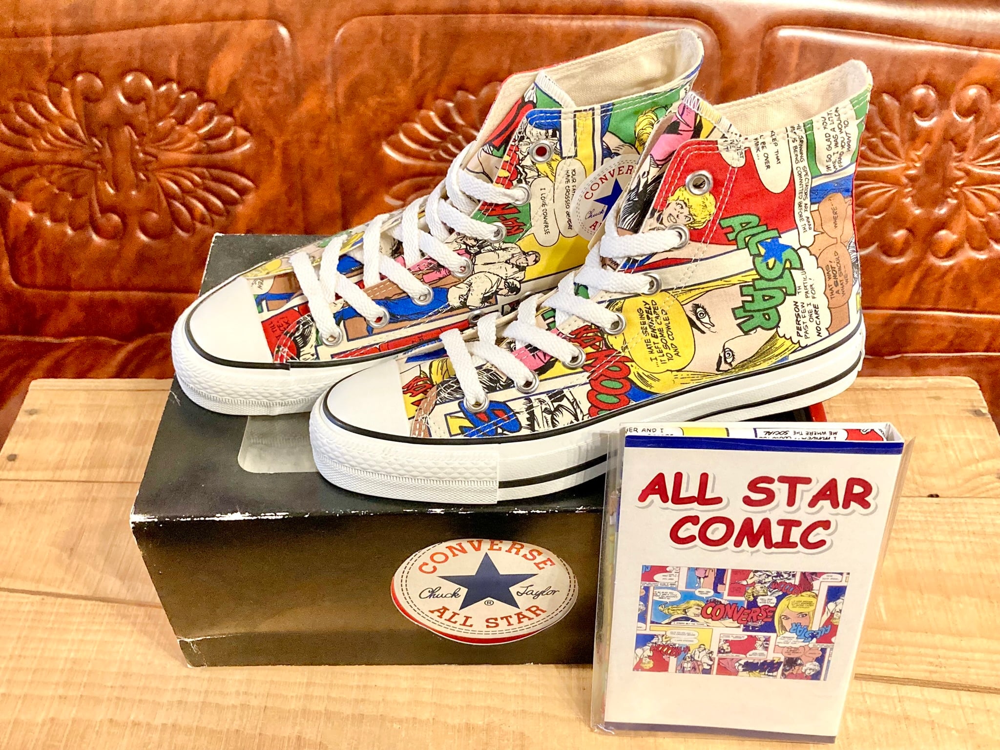 CONVERSE（コンバース） ALL STAR COMIC（オールスター コミック） HI 5.5 24.5cm アメコミ柄 235 |  freestars powered by BASE