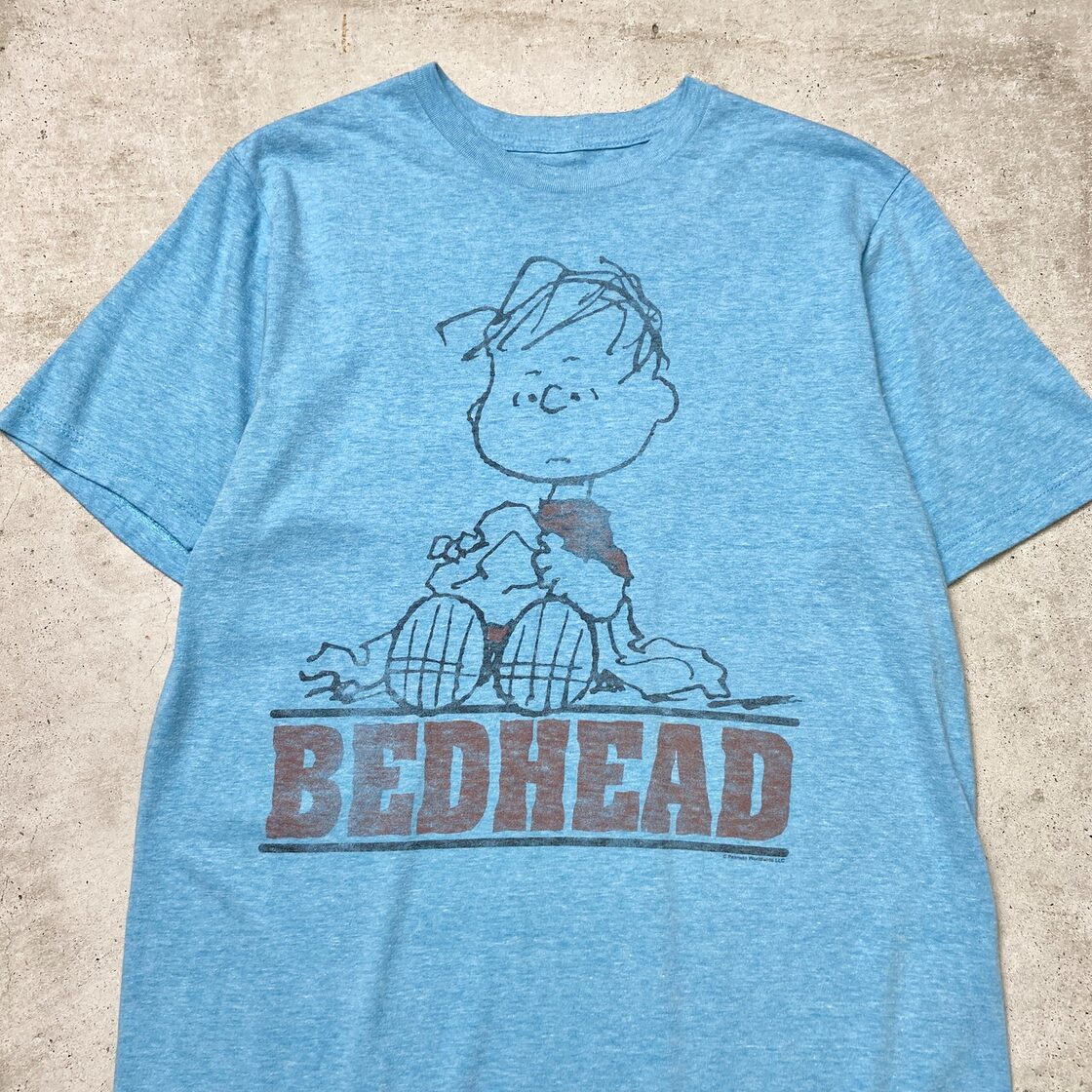 PEANUTS ライナス キャラクタープリントTシャツ メンズM レディース 