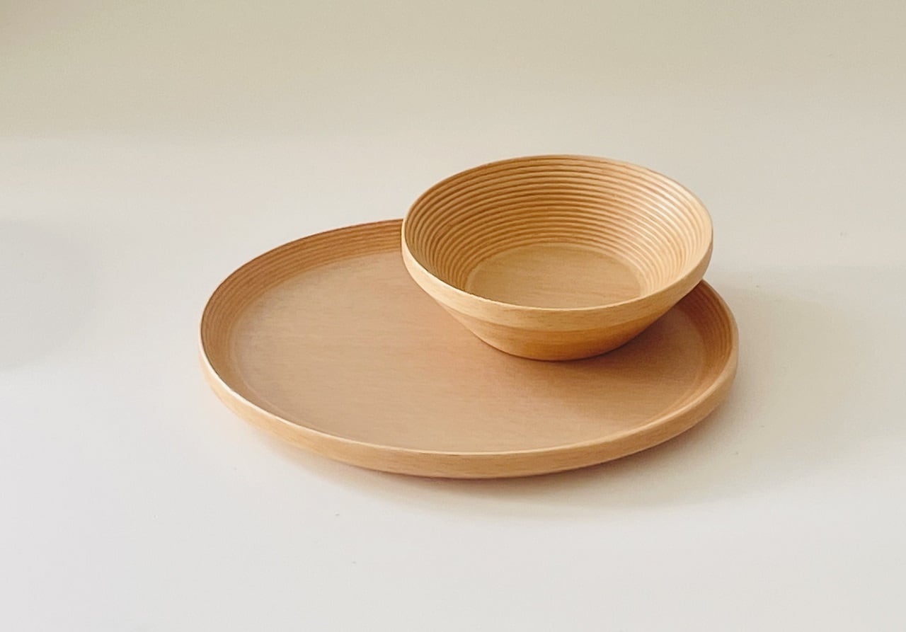 ショールーム限定】PLATE & mini BOWL 2SET | BUNACO Shop
