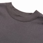 meanswhile  Split Yoke Sleeve L/S Tee  CHARCOAL