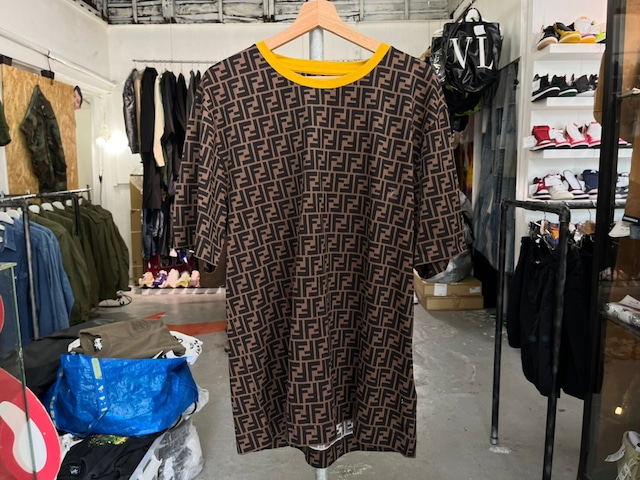 SALE!! FENDI ZUCCA AOP OVERSIZED TEE XXL 19133