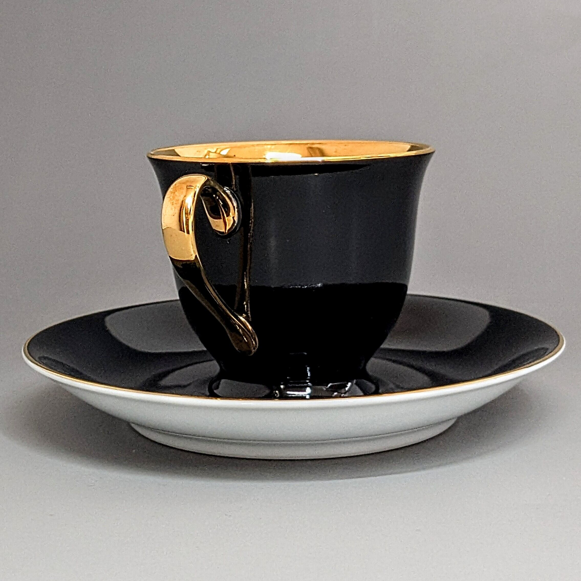 オールドノリタケ ゴールド ハーレクインキャビネットカップ&ソーサー マルキ印 極美品！オールドノリタケ ゴールド ハーレクインキャビネットカップ
