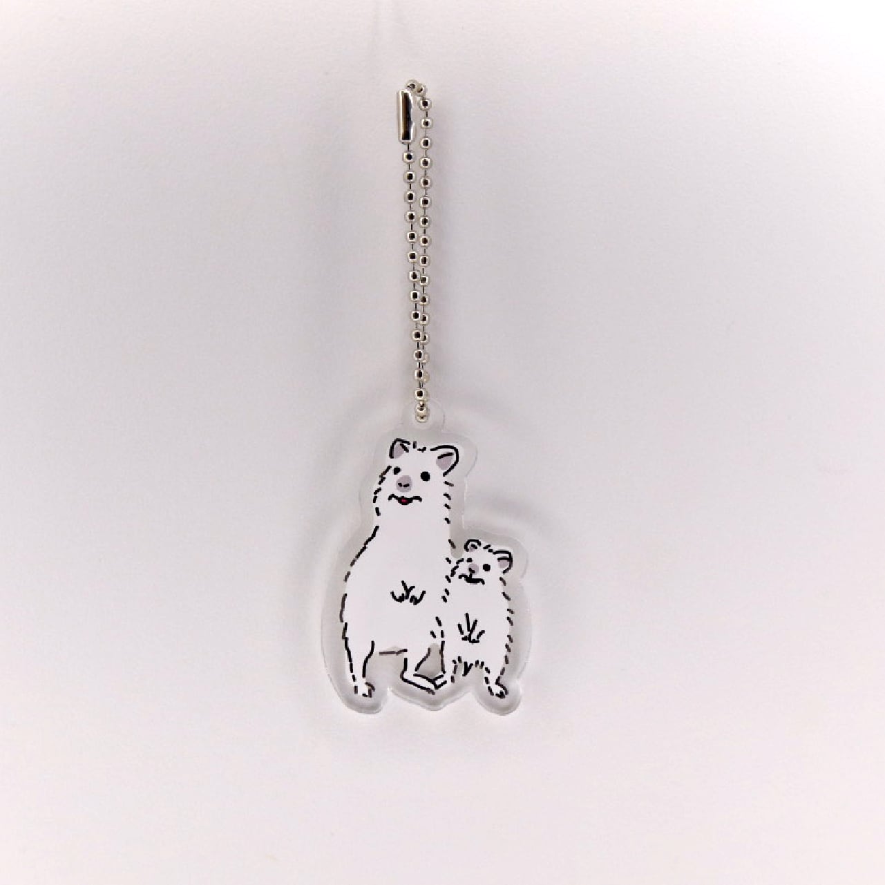 TokaRii くつろぎクアッカワラビーグッズ 笑うクオッカワラビーのアクリルキーホルダー | kojillust