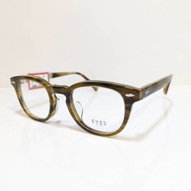 【EYES】ボストンセルフレーム　デミライトブラウン