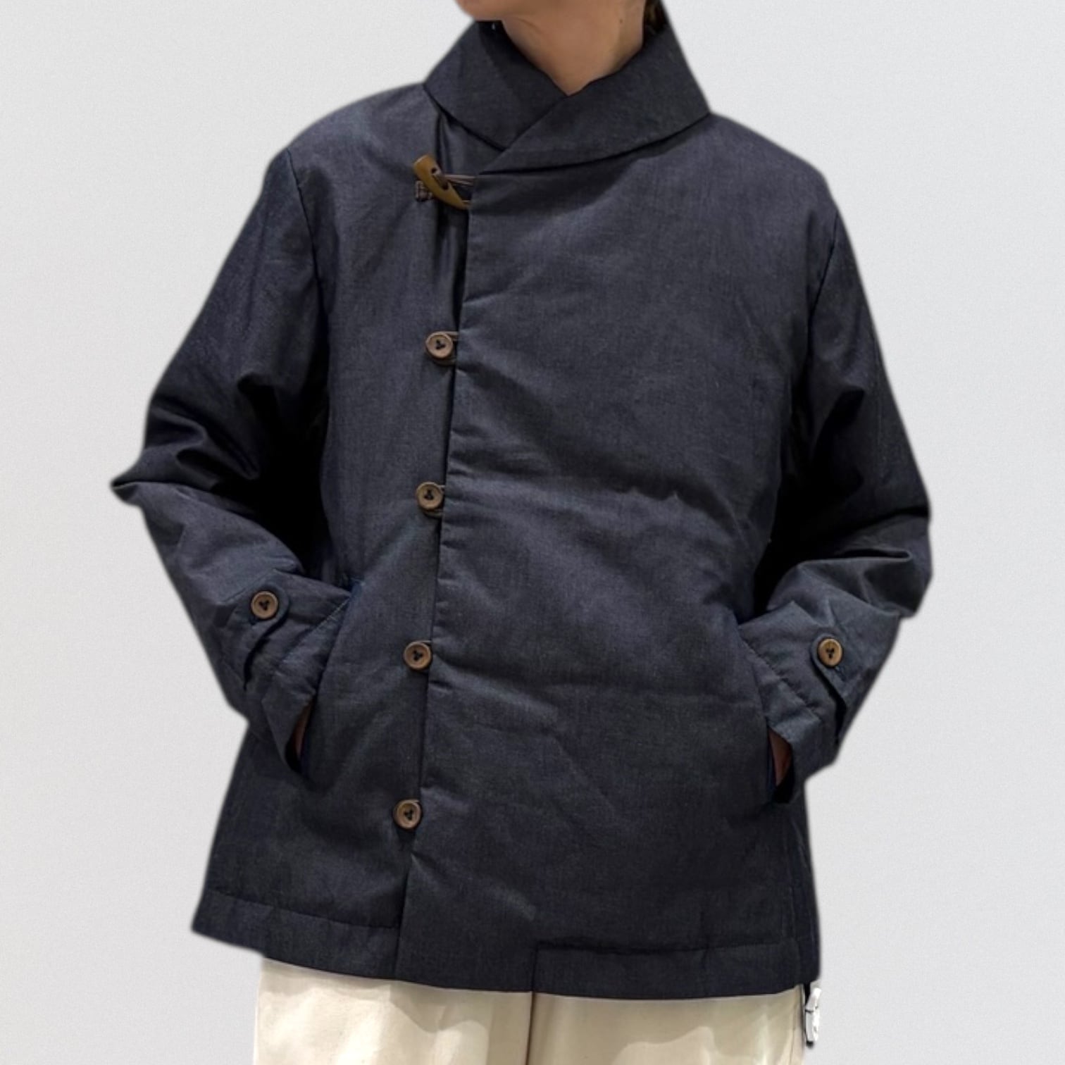 pas de calais 綿麻デニムジャケット | CoCo Cuore