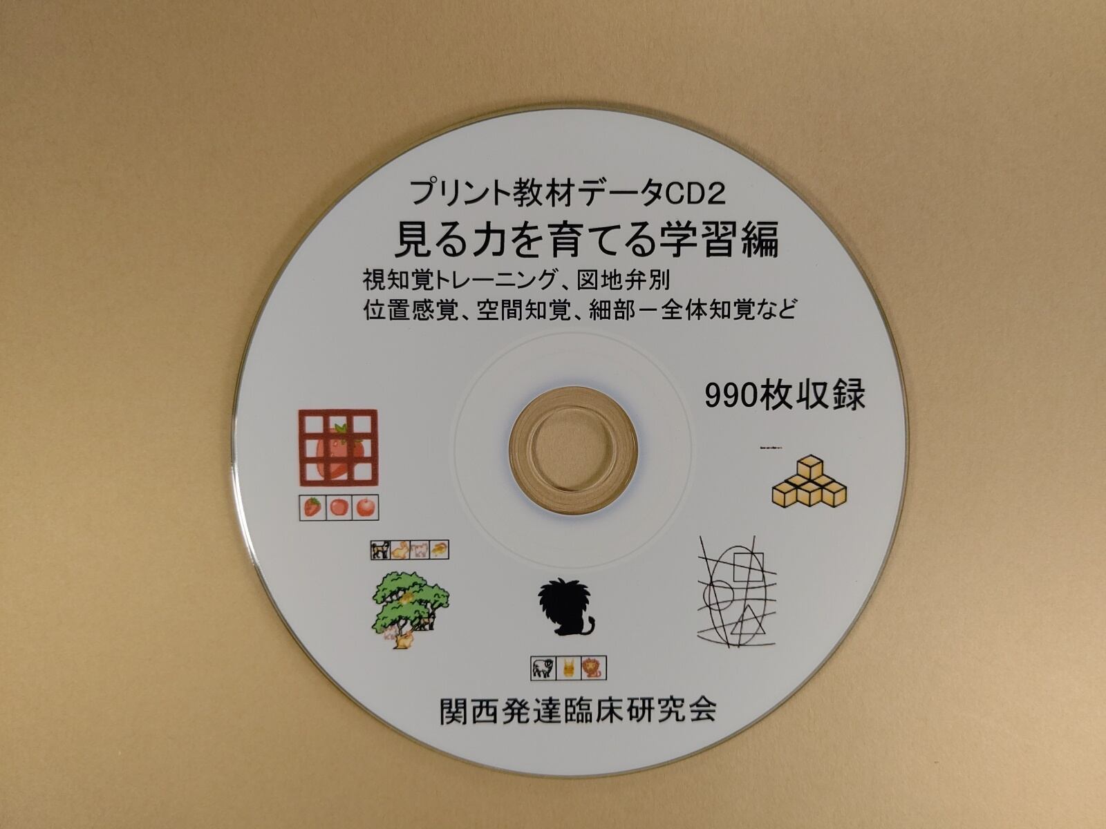 プリント教材集cd02見る力を育てる学習編 発達支援工房めだか