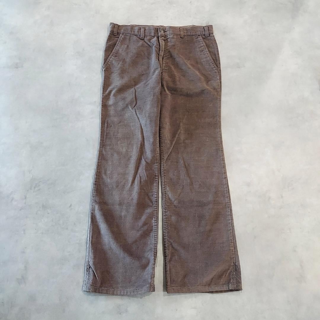 リーバイス W36 スタプレ スラックス タロン フレア 80s USA 茶