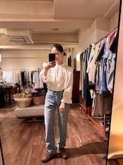 Angelika MODEN 西ドイツ製 メタルフック ディンドルブラウス
