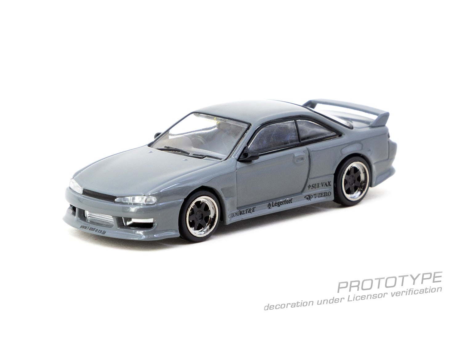 Tarmac Works 1/64 VERTEX Silvia (S 14) Grey T64G-018-GY