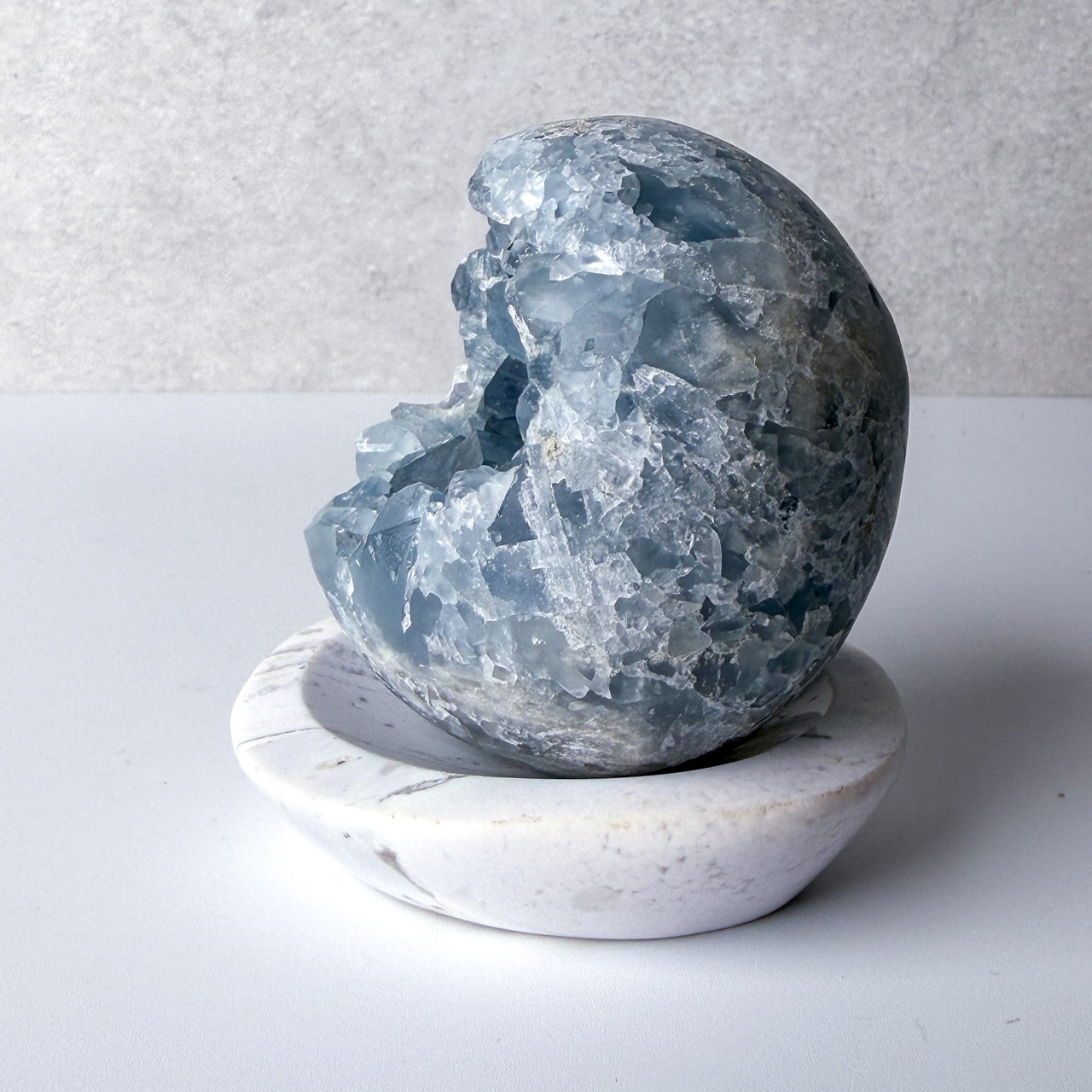 セレスタイト エッグ クラスター ＊ Celestite ＊ 天然石