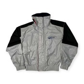 YAMAHA ヤマハ レイン ジャケット バイクウェア サイズ L /シルバーグレー/メンズ/バイク/バイカー/裏メッシュ