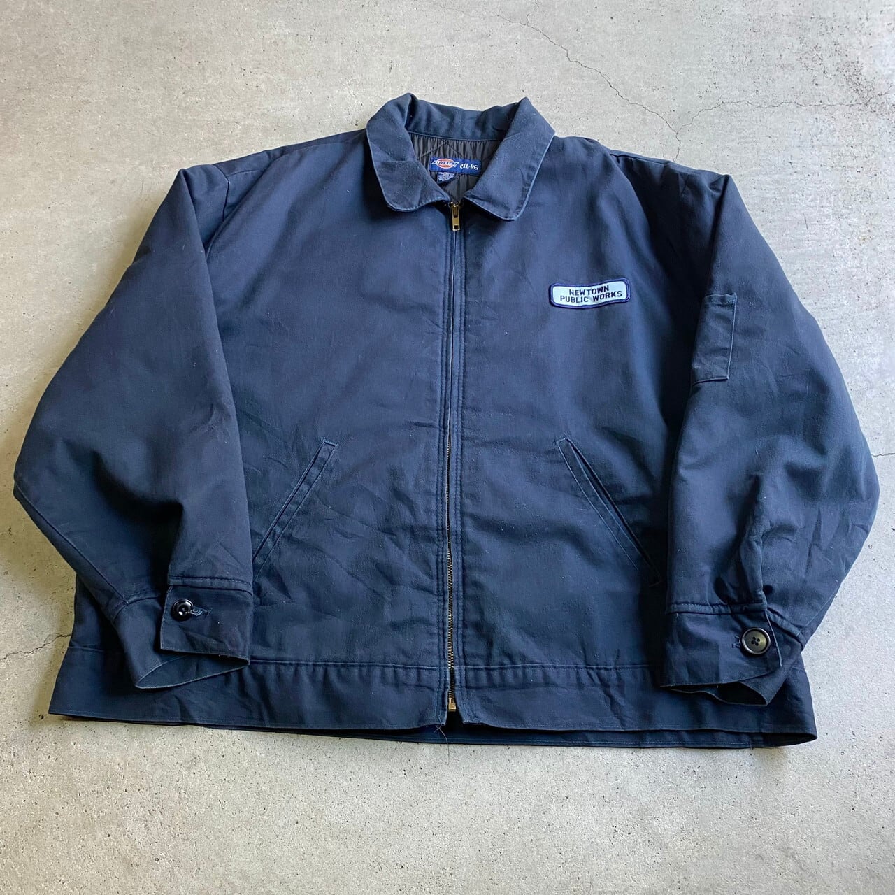 Dickies☆ロゴタグ、モーター刺繍入りワークジャケット　中綿入り