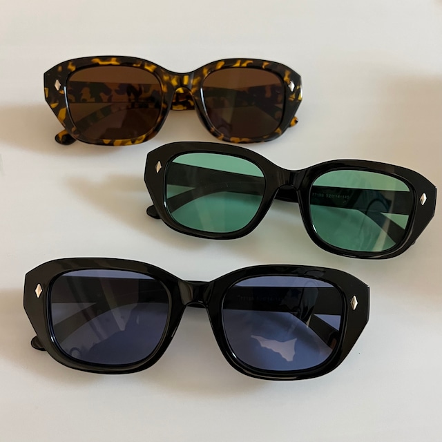 【即納】Big round frame sunglass《3colors》