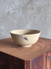 ヴィンテージソンべ焼き／茶碗（花）