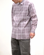 METHO - Single yoke shirt : print check
