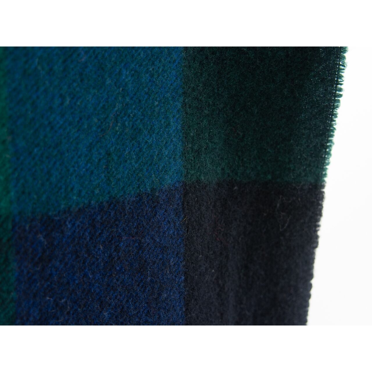 【cacharel】Wool Check Scarf(キャシャレル ウールチェックマフラー)