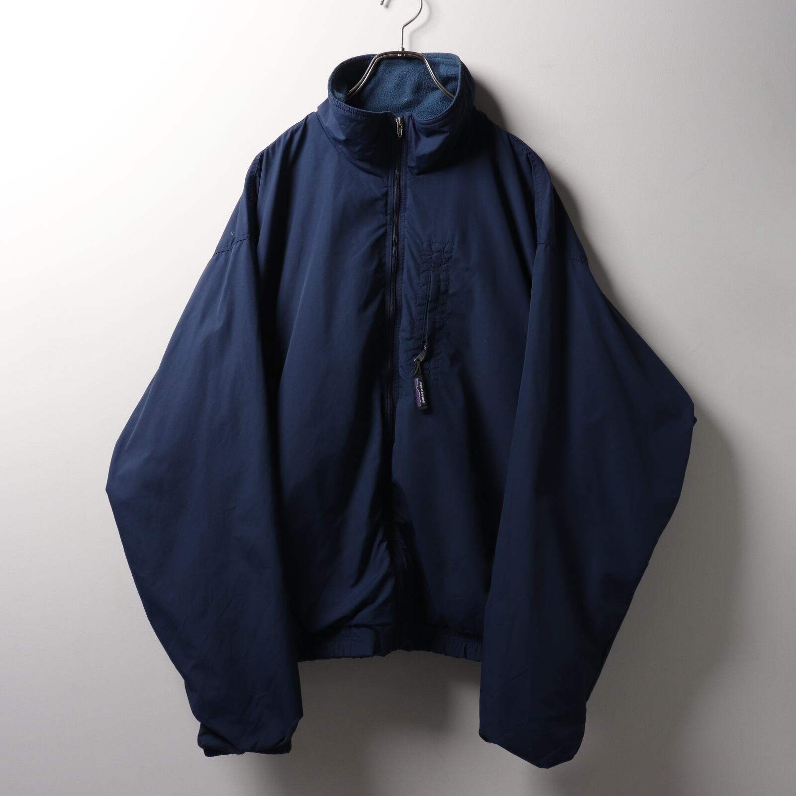 美品 XL 00年 Patagonia パタゴニア フリースジャケット ネイビー 