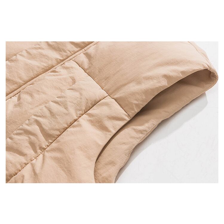 ★WARM STAND-COLLAR COTTON VEST　　A0433