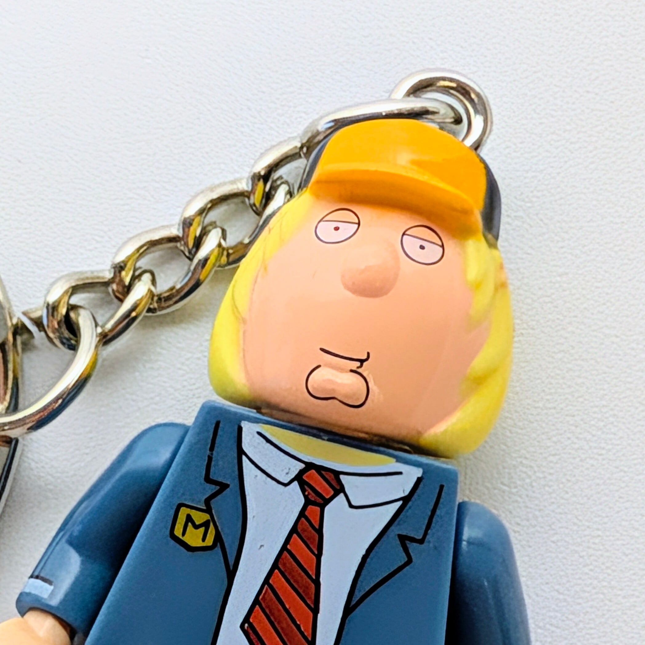 ★ブロックフィギュアキーホルダー★【 Family Guy ( ファミリー・ガイ ) 】クリス・グリフィン〚アメリカン雑貨 アメトイ〛