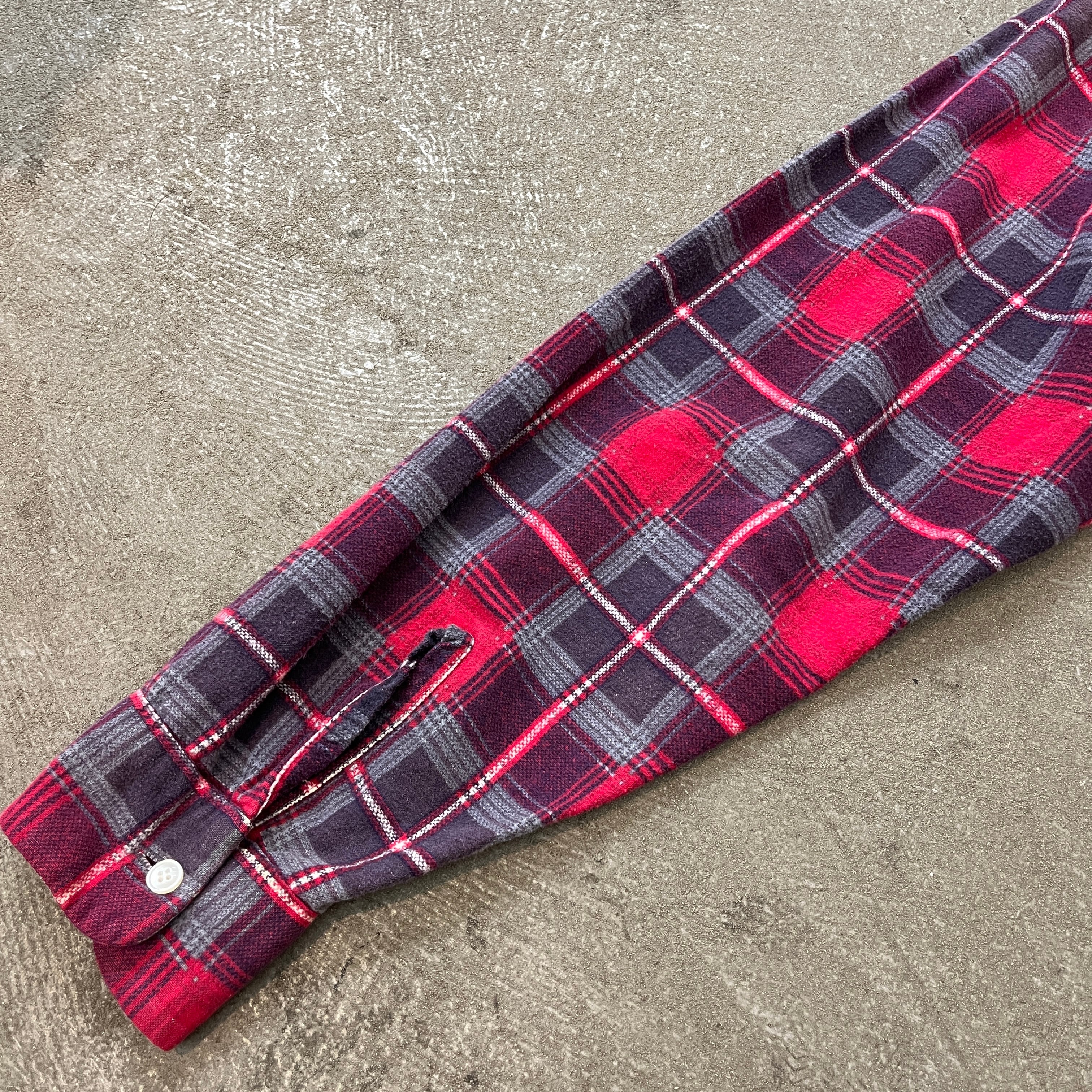 60s〜70s Cotton Printnel Shirt 60年代〜70年代 コットン プリント