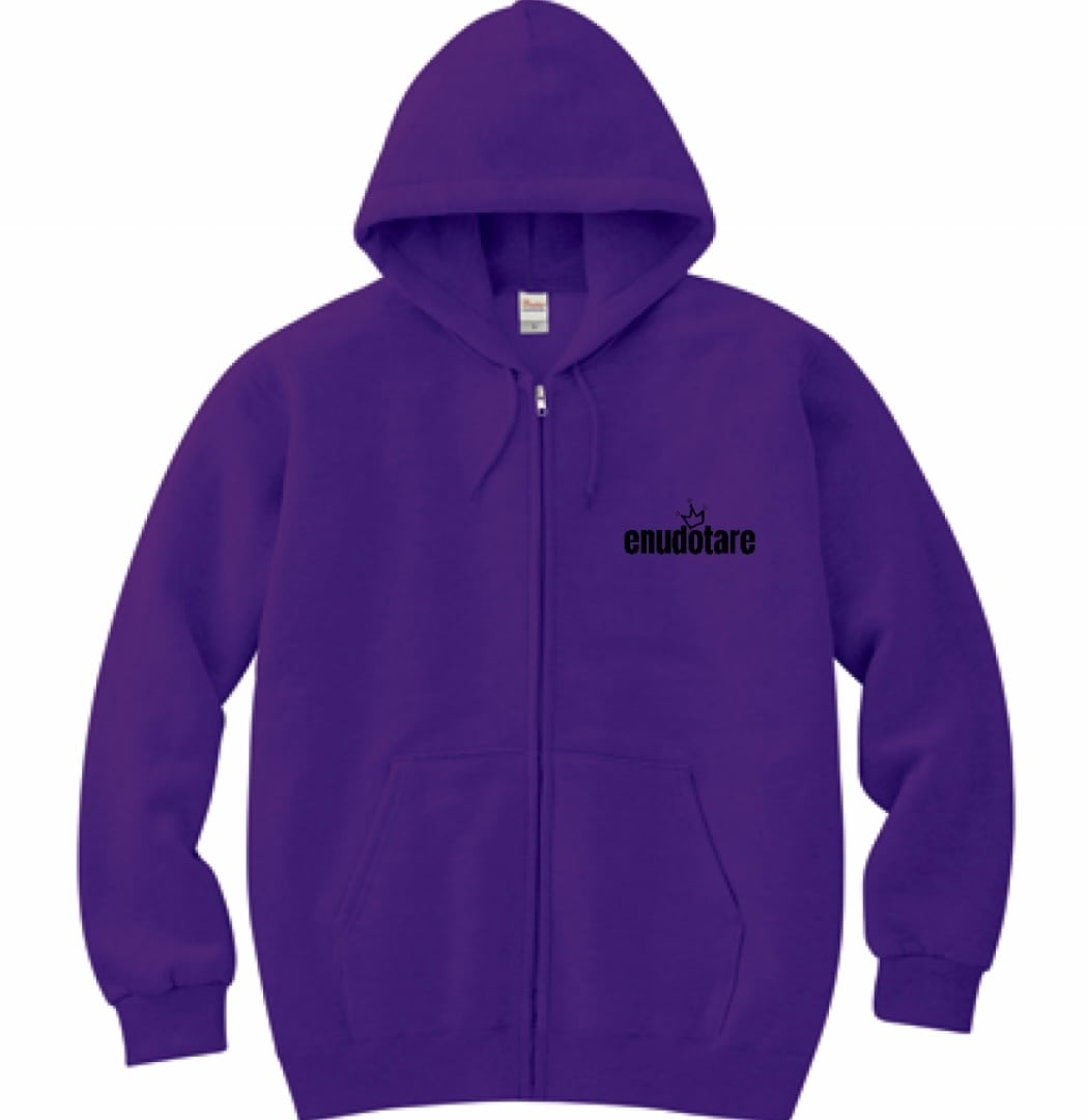 カラージップパーカー／パープル | enudotare(エヌドットアール)