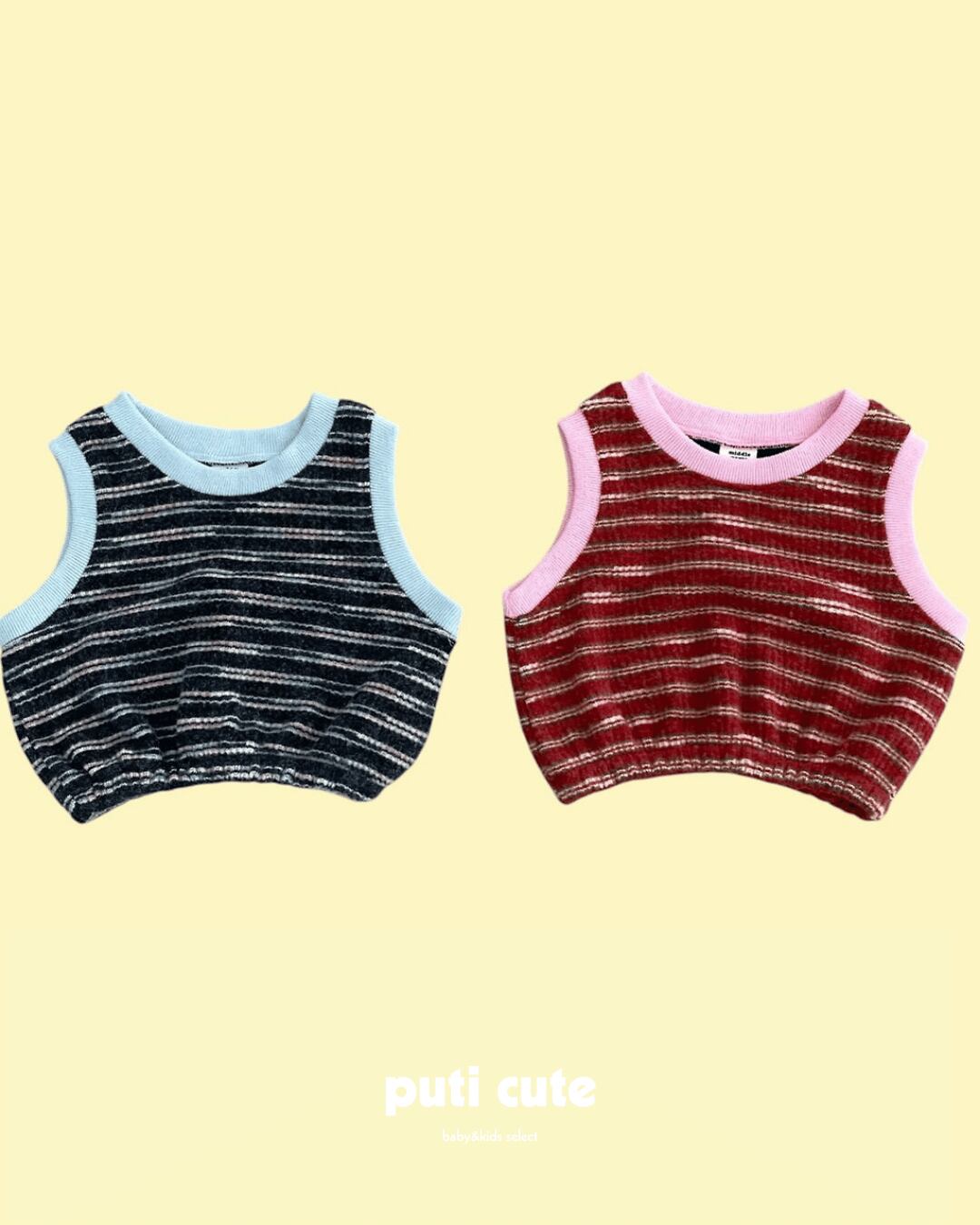 90-140 ꒰ 予約 ꒱ Stripe bustier / middle name ⸝⋆